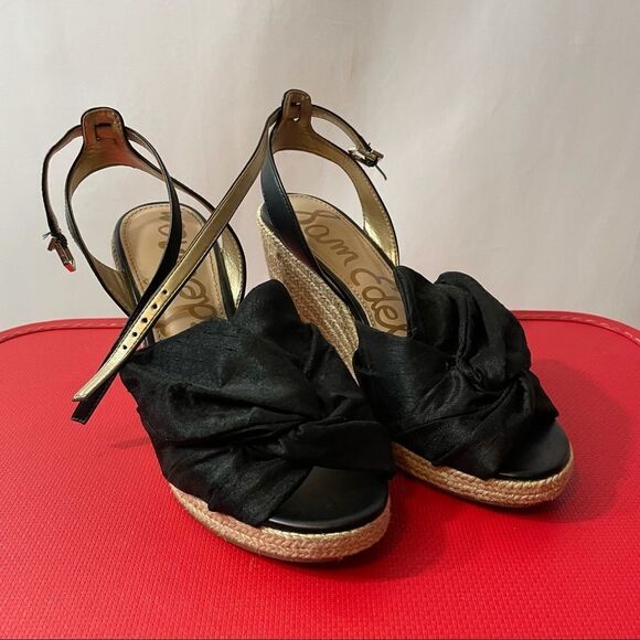 Sam Edelman Aubrey Wedge Sandals - Size 6.5 - Picture 2 of 8
